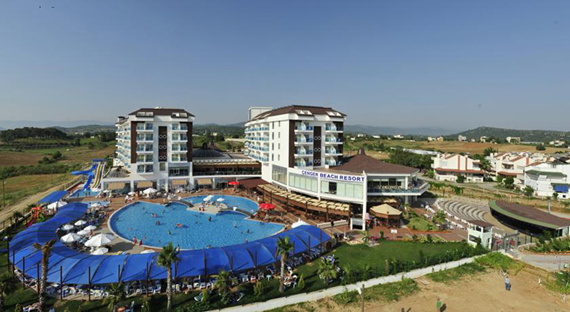 CENGER BEACH RESORT 5* viešbutis Turkijoje