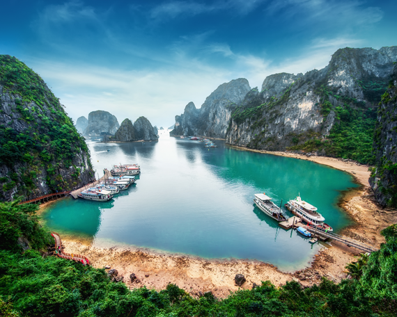 Halongo įlanka Vietname