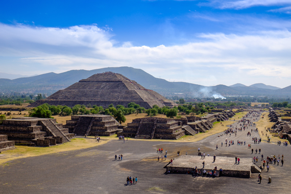Saulės šventykla Teotihaukane, Meksikoje