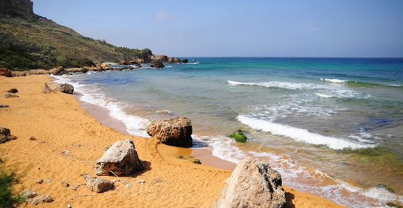 paplūdimys Maltoje